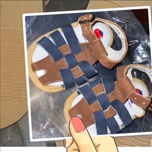 Suede/Leather Toddler Boys Sandals/Leather upper